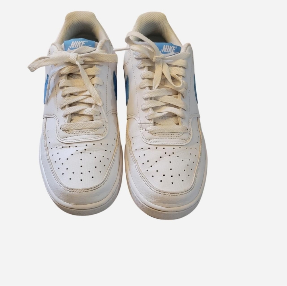 Nike MENS White and Blue Sneakers